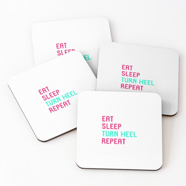 Item preview, Eat Sleep Turn Heel Repeat Cute Training Wrestling Club Team designed and sold by at85productions.