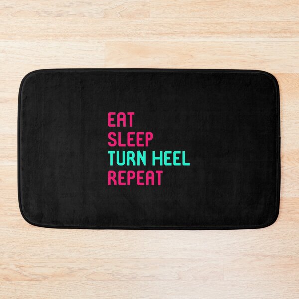 Item preview, Eat Sleep Turn Heel Repeat Cute Training Wrestling Club Team designed and sold by at85productions.