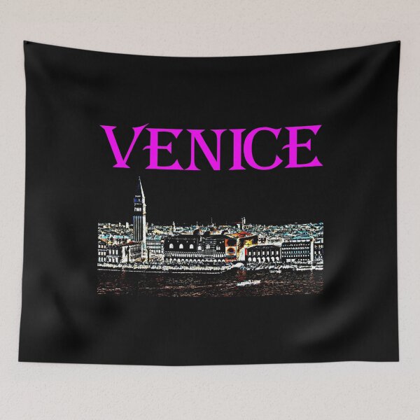 Item preview, Venice Lagoon Skyline Dark designed and sold by alexvas.