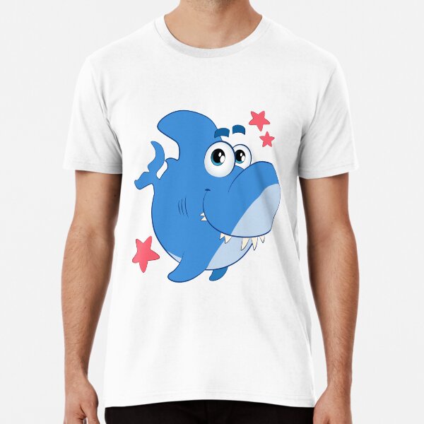 Cartoony Shark T Shirts Redbubble