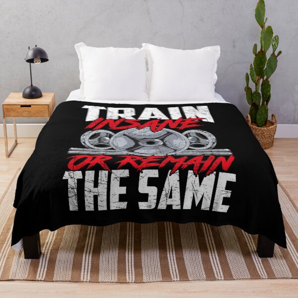 Item preview, Train Insane or Remain The Same Weightlifting Gym designed and sold by perfectpresents.