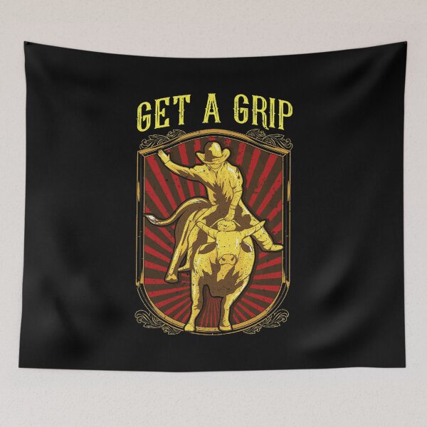 Item preview, Get a Grip Bullrider Funny Competitive Bullriding designed and sold by perfectpresents.