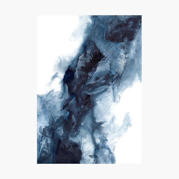 Indigo Depths No. 1 Photographic Print