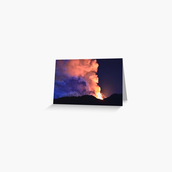 Etna show Greeting Card