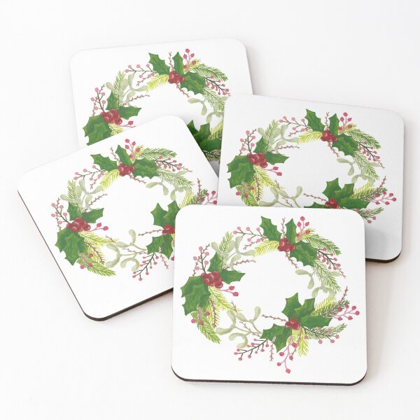 Item preview, Christmas Holly Wreath designed and sold by LauraStanley.