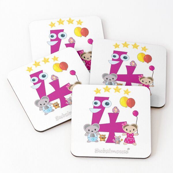 Item preview, I'm 4 - Fourth Birthday T-Shirt 私 は 4 歳 で す designed and sold by Bubsimouse.