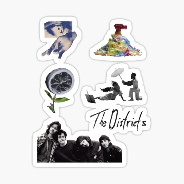 Item preview, The Districts Sticker Pack designed and sold by Arianna Garcia.