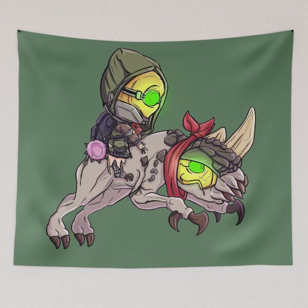 Item preview, FL4K Borderlands 3 chibi designed and sold by ellrarte.