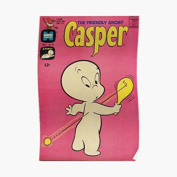 Vintage Casper Comic Poster