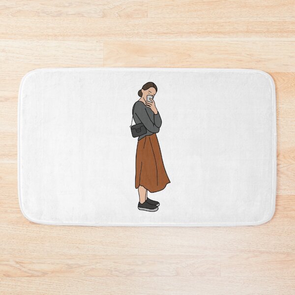 Item preview, Fashionable Brunette Woman Taking a Mirror Selfie designed and sold by elmma design.