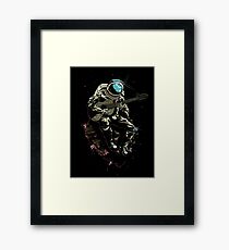 Guitarist Spaceman Framed Print