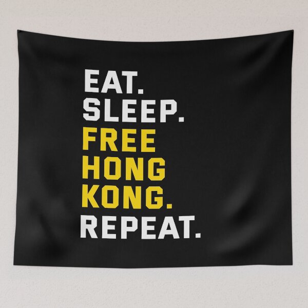 Item preview, Free Hong Kong - Eat,Sleep,Repeat   designed and sold by T UNIQUE.