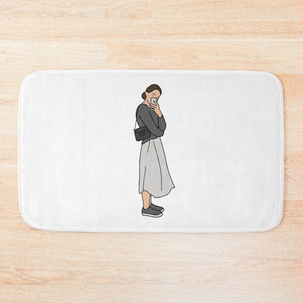 Item preview, Fashionable Brunette Woman Taking a Mirror Selfie designed and sold by elmma design.