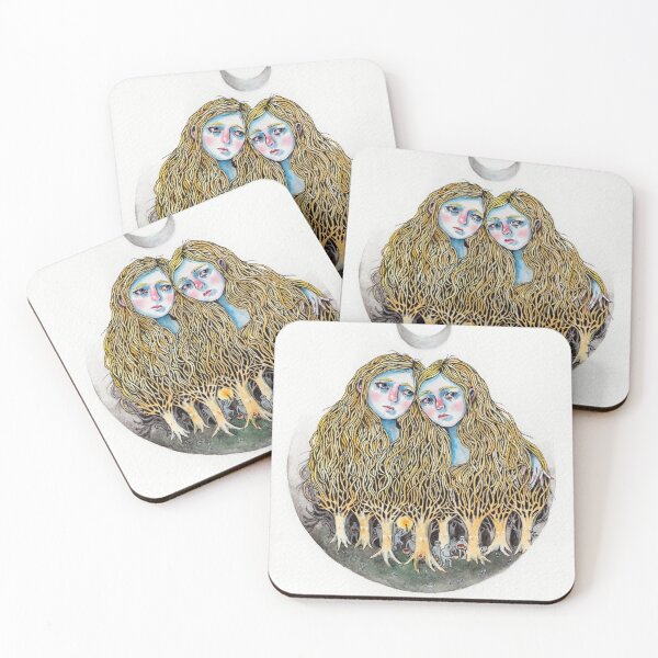 Item preview, Goblin Market watercolour and ink illustration designed and sold by HeidiBurton.