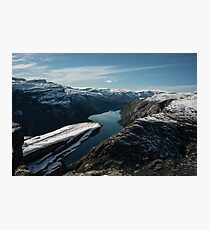 Trolltunga Photographic Print