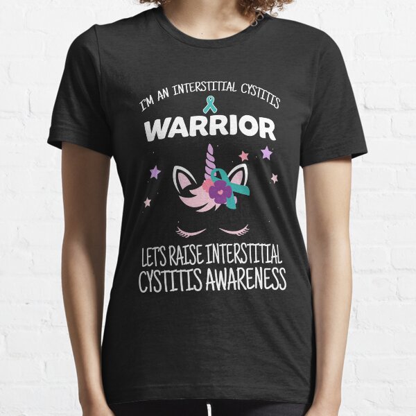 Unicorn Interstitial Cystitis Warrior - Lets Raise Interstitial Cystitis Awareness Art Essential T-Shirt
