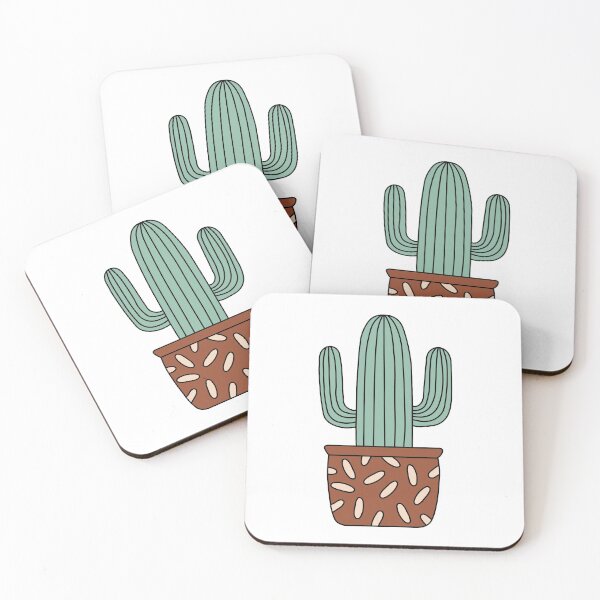 Item preview, Light Green Potted Cactus designed and sold by elmma design.