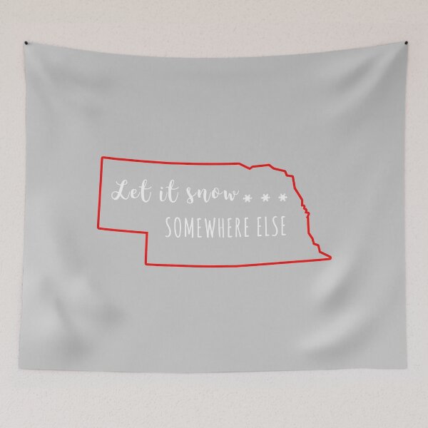 Item preview, Nebraska shirt - Nebraska winter - cold NE - Nebraska snow - Nebraska sticker - Nebraska mug designed and sold by smooshfaceutd.