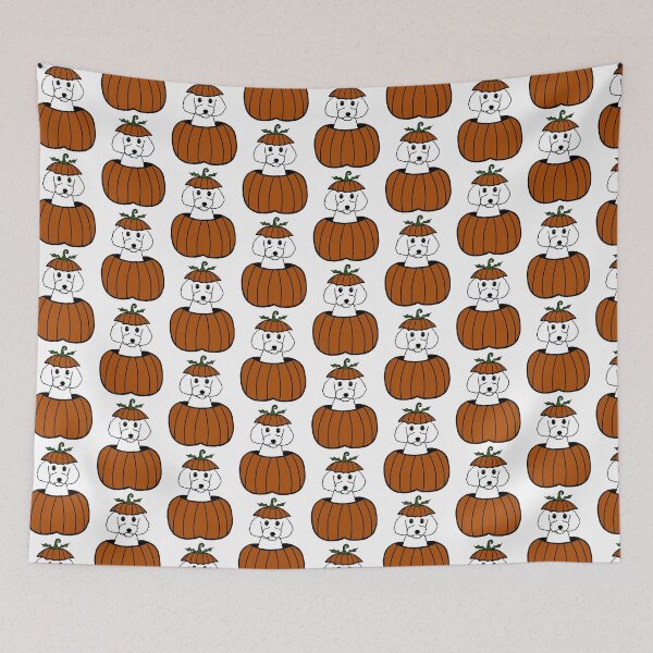 Item preview, Pumpkin Poodle designed and sold by ZEDesigns.