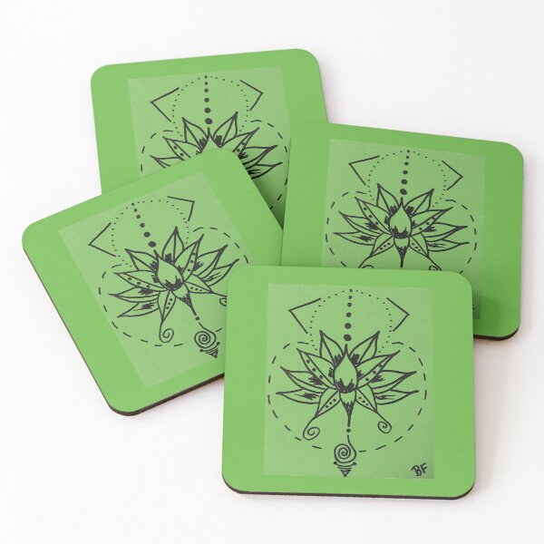 Item preview, Green Spiral Lotus designed and sold by brookefishie.