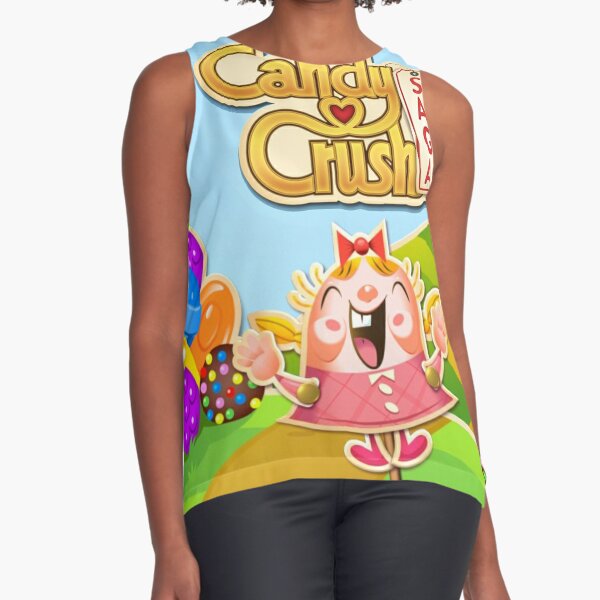 Tiffi Candy Crush Start Art Mashup Sleeveless