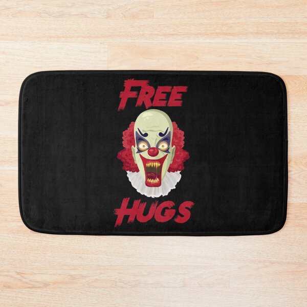 Item preview, Sad Scary Clown Face Free Hugs Halloween Joke designed and sold by Leslie Smith.