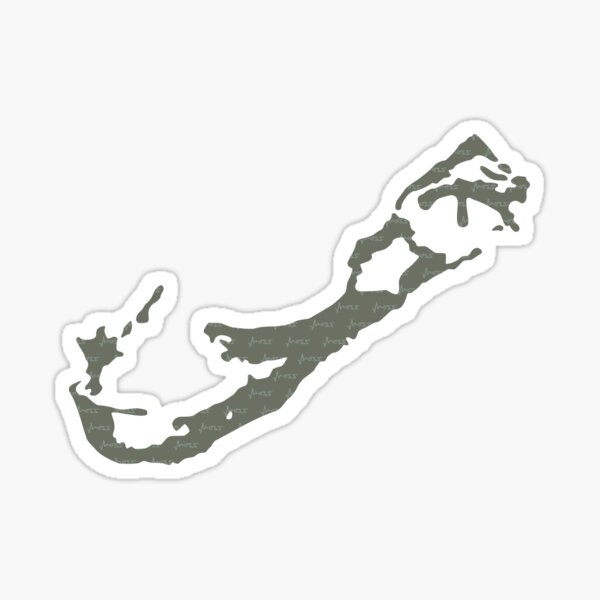 Bermuda Island Moss Sticker