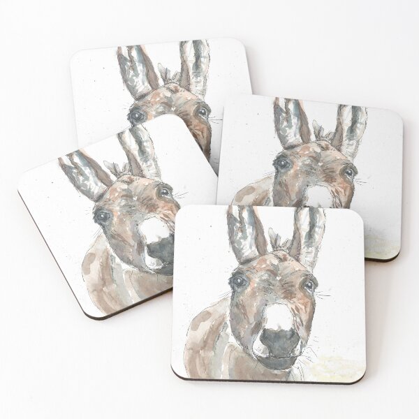 Item preview, Donkey portrait. designed and sold by DebTheZeb.