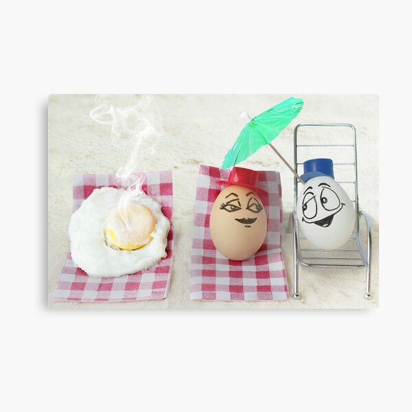 Eggbert 'Casanova'... Metal Print