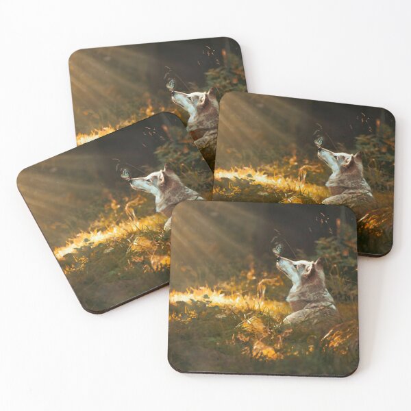Item preview, Wolf with Butterfly  designed and sold by Liancary.