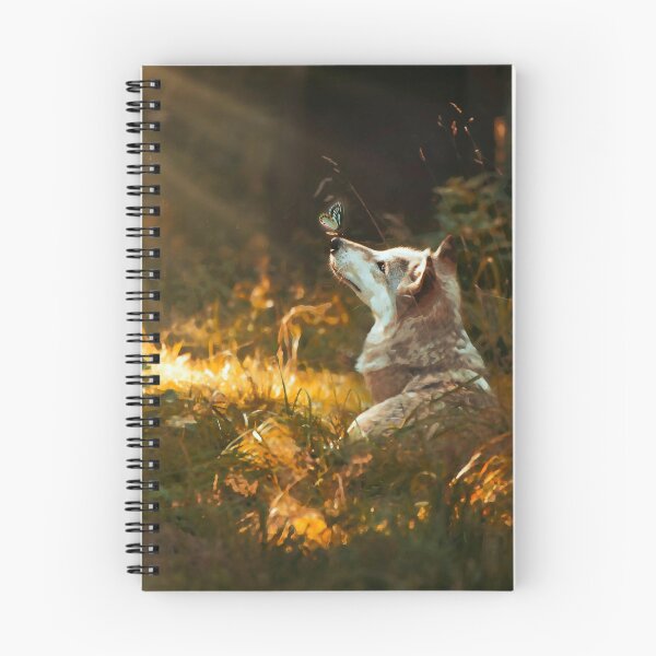 Item preview, Wolf with Butterfly  designed and sold by Liancary.