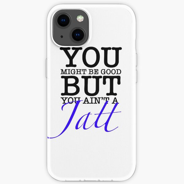 Jatt punjabi illustration iPhone Soft Case