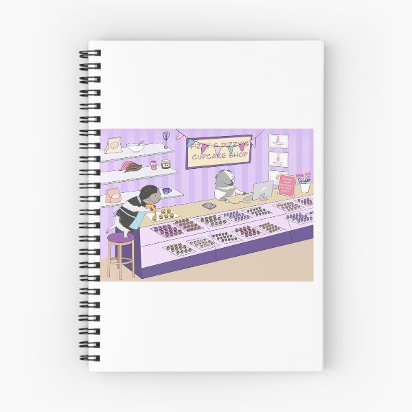 Item preview, Fizzy and Dizzy running a cupcake shop designed and sold by mondesign26.