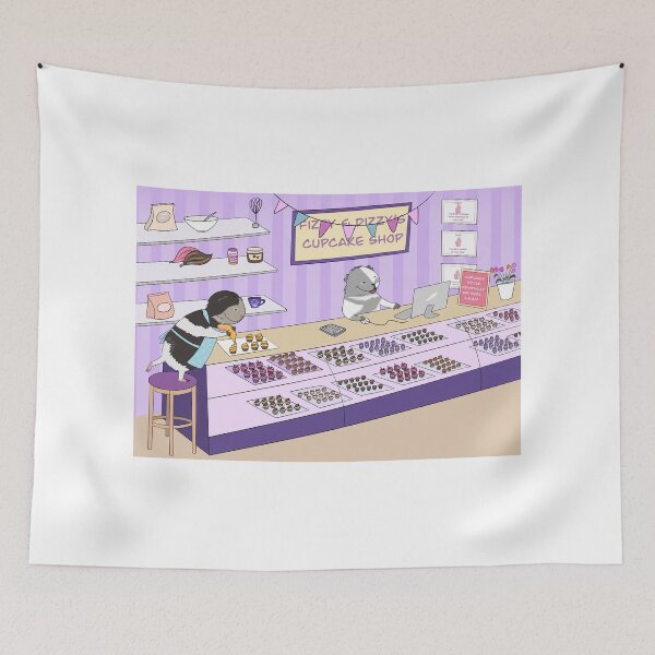Item preview, Fizzy and Dizzy running a cupcake shop designed and sold by mondesign26.