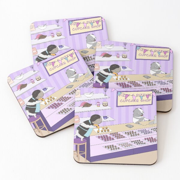 Item preview, Fizzy and Dizzy running a cupcake shop designed and sold by mondesign26.