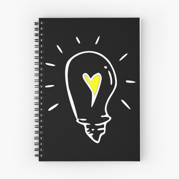 Item preview, Lightbulb with heart designed and sold by TShirtsByMs.