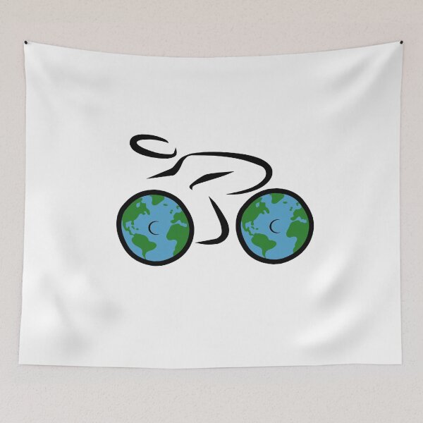 Artikelvorschau, Fahrrad fahren und Klimaschutz entworfen und verkauft von Vectorqueen.