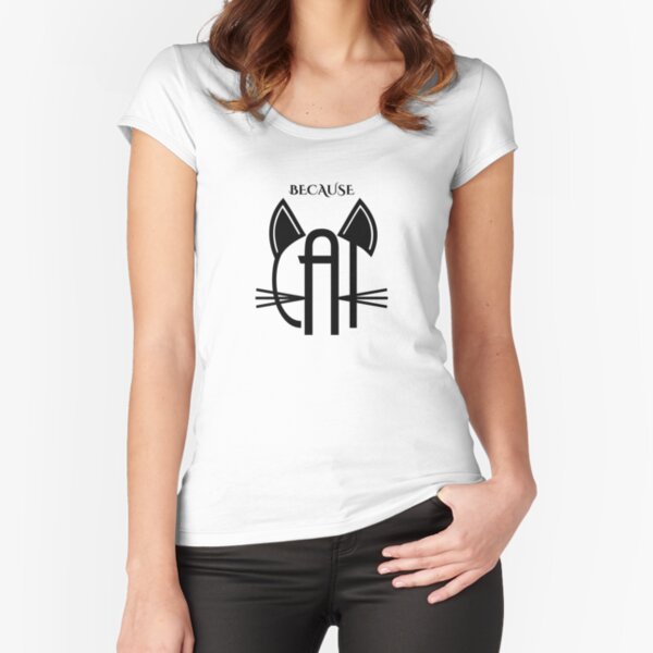 Item preview, Because Cat - Black designed and sold by Erewego.