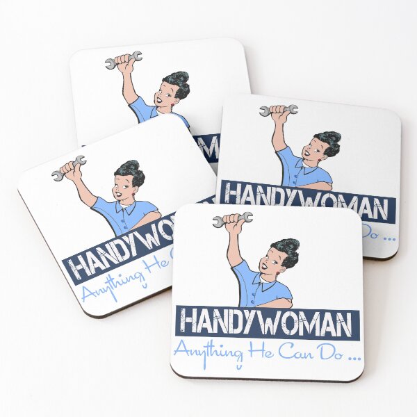 Item preview, Handywoman Anything He Can Do Wearable Art designed and sold by Rightbrainwoman.