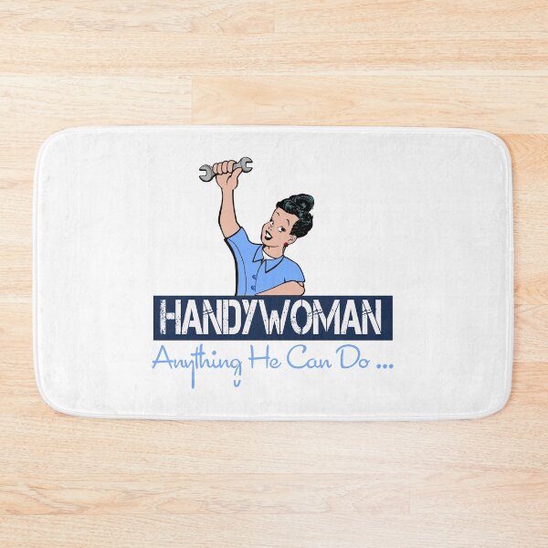 Item preview, Handywoman Anything He Can Do Wearable Art designed and sold by Rightbrainwoman.