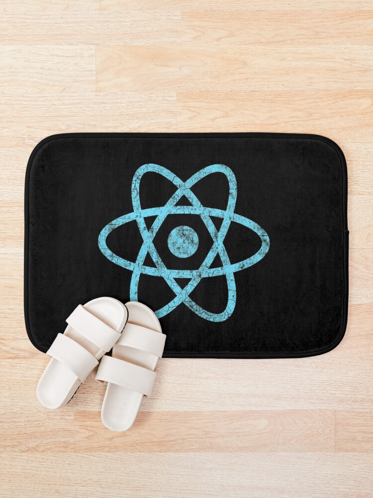 Thumbnail 1 of 6, Bath Mat, Vintage ReactJS  React JS JavaScript Framework designed and sold by vladocar.