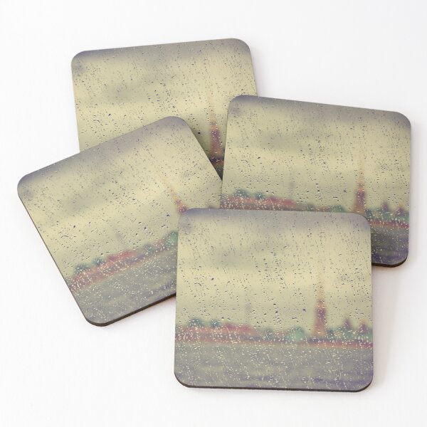 Item preview, Saint Petersburg cityscape through rain designed and sold by ArtMarie.