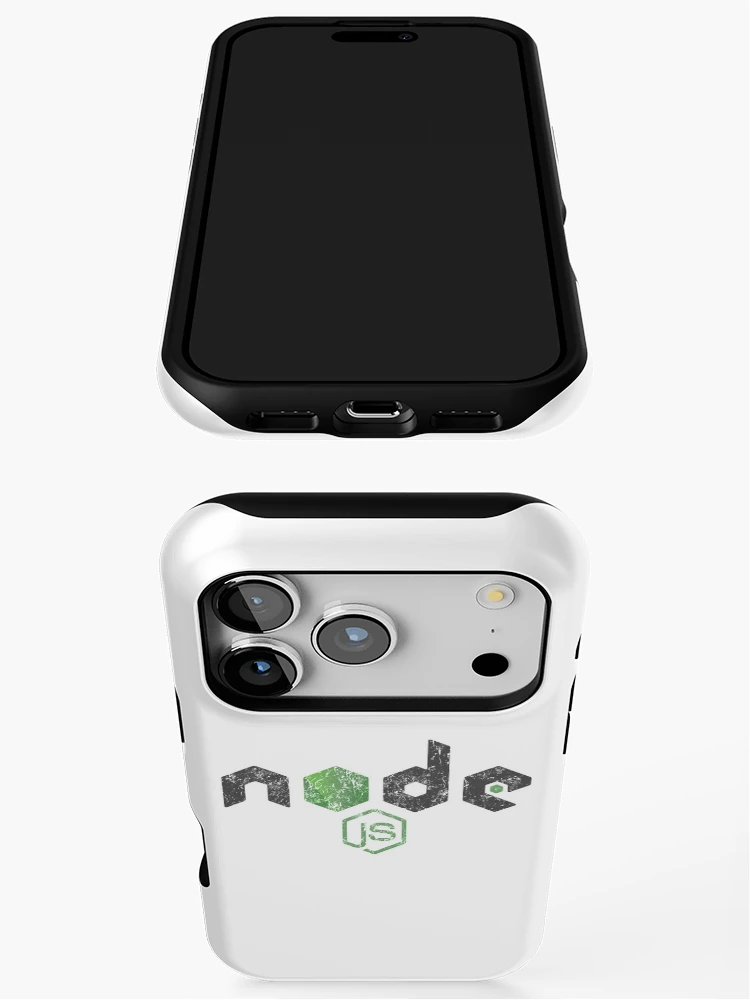 Thumbnail 3 of 4, iPhone Case, Retro NodeJS JavaScript Programmer designed and sold by vladocar.