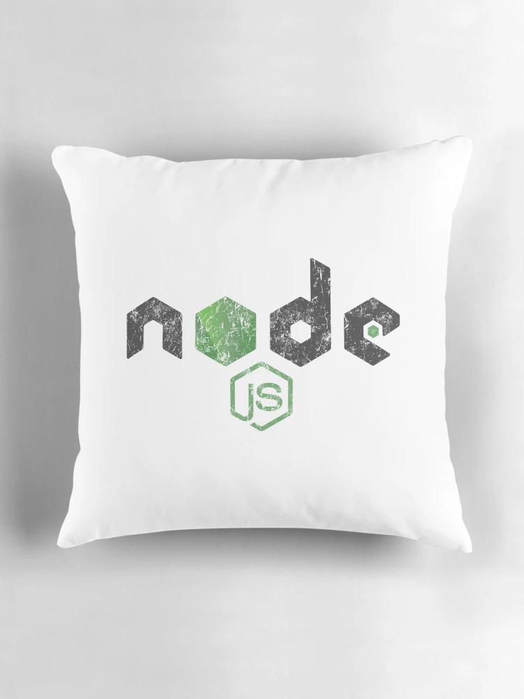 Thumbnail 3 of 4, Pillow, Retro NodeJS JavaScript Programmer designed and sold by vladocar.