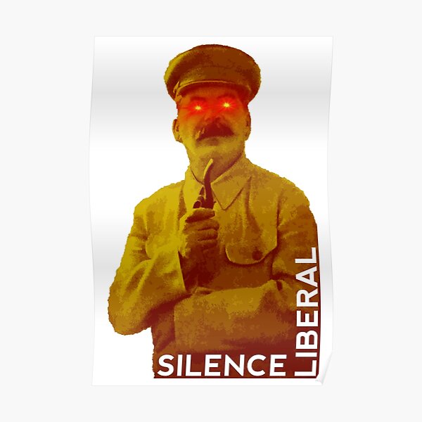 Silence liberal Poster