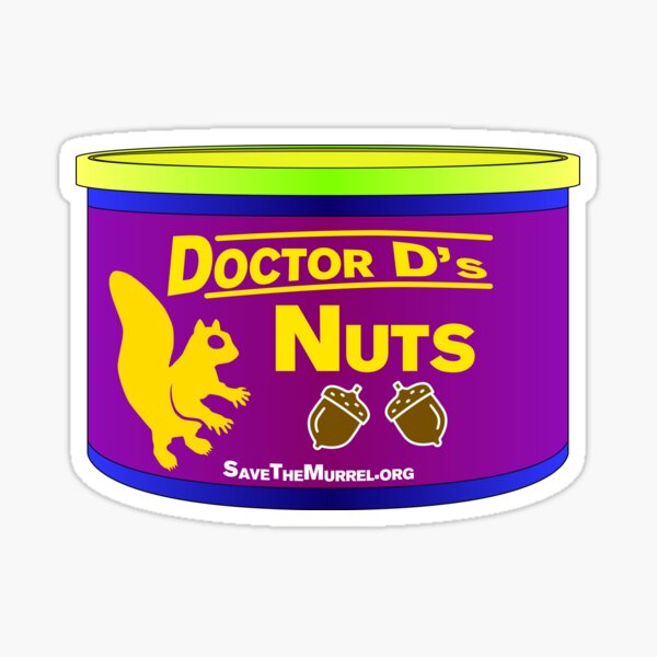 Dr D's Nuts Sticker