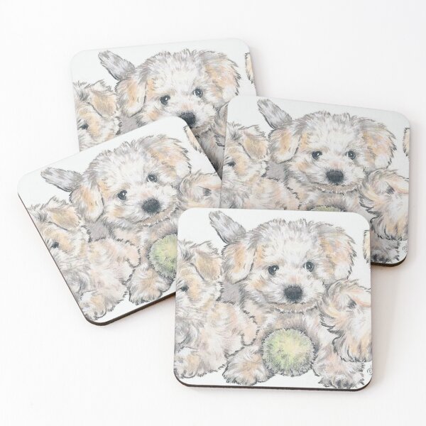 Item preview, Bichon Frise Puppies designed and sold by BarbBarcikKeith.