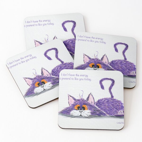 Item preview, Purple Pussy designed and sold by Linda Finstad.
