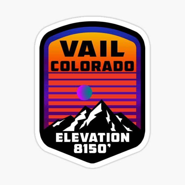 Ski Vail Colorado Skiing Sticker