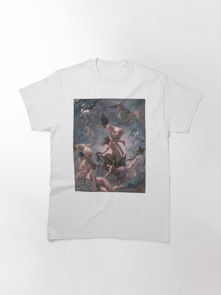 Alternate view of Luis Ricardo Falero - Witches going to their Sabbath (1878) Classic T-Shirt
